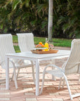Telescope Aruba Sling Rectangular Outdoor Dining Set 5PC