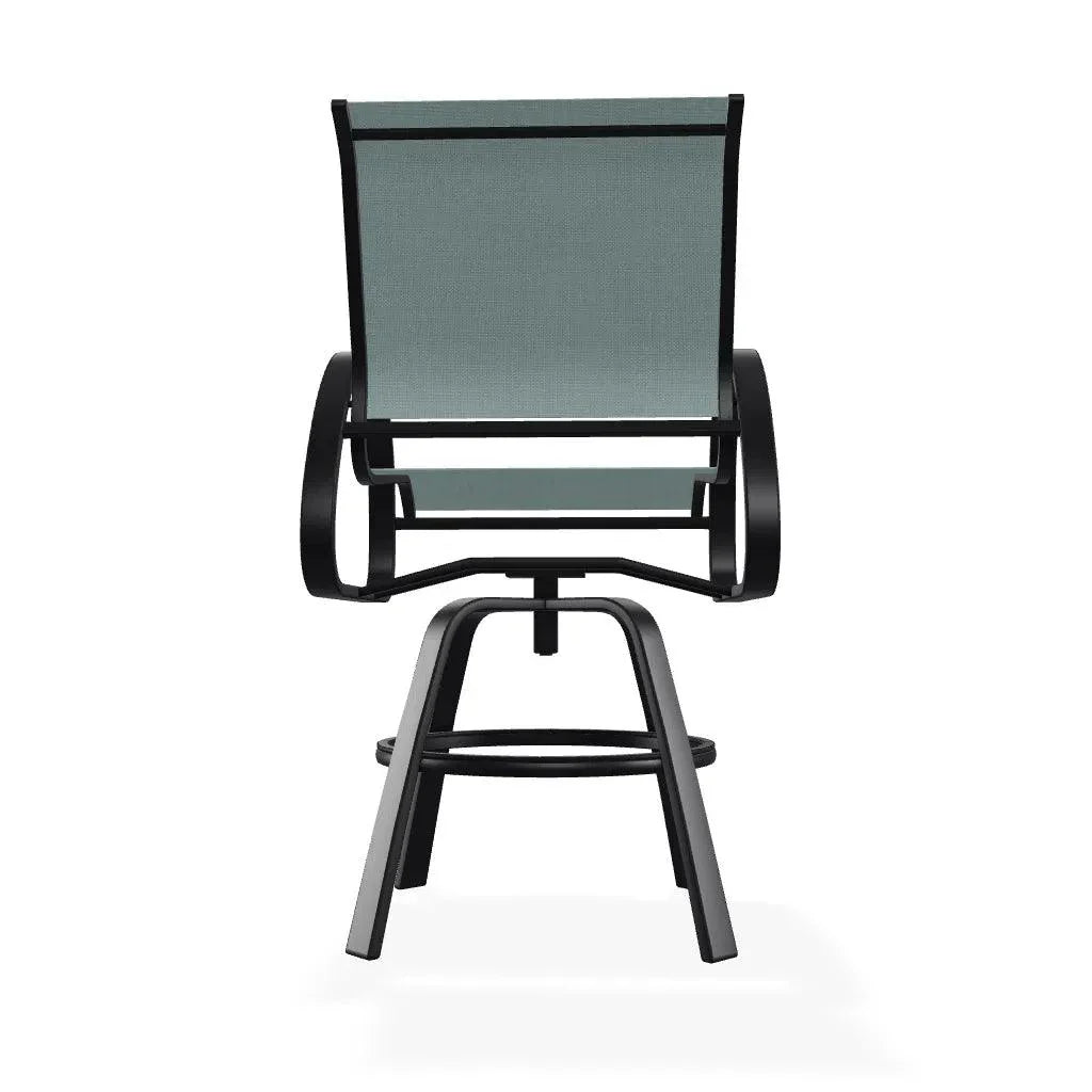 Telescope Aruba II Sling Balcony Height Swivel Outdoor Cafe Chair