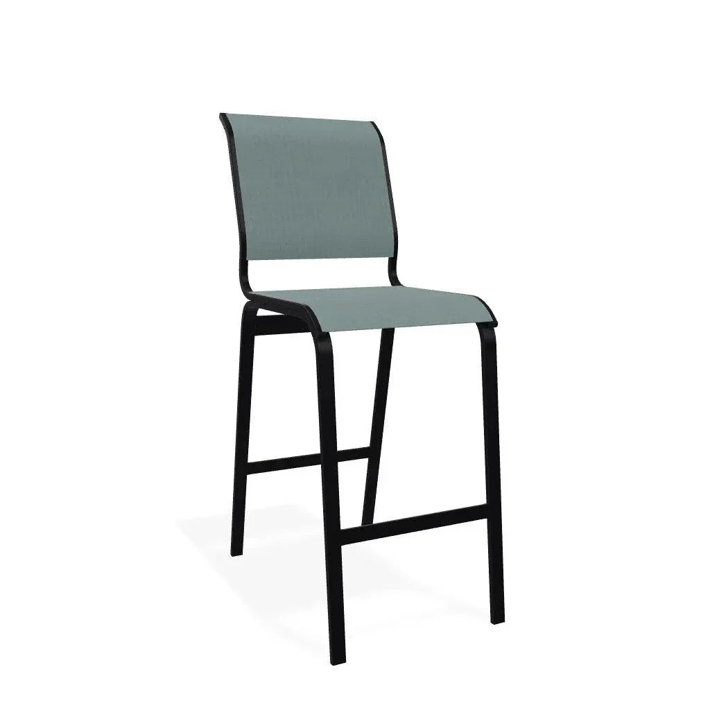 Telescope Aruba II Sling Bar Height Armless Outdoor Chair