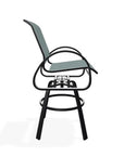 Telescope Aruba II Sling Bar Height Swivel Outdoor Cafe Chair