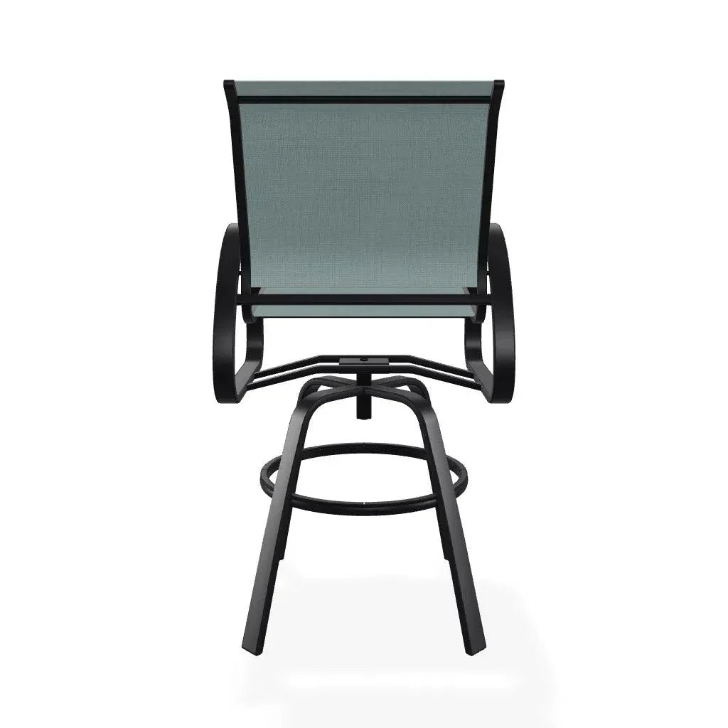 Telescope Aruba II Sling Bar Height Swivel Outdoor Cafe Chair