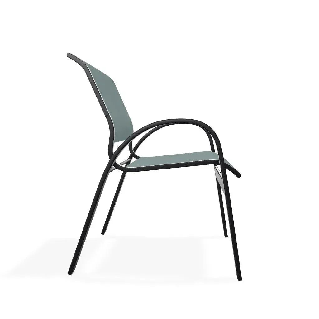 Telescope Aruba II Sling Dining Height Stacking Outdoor Cafe Chair