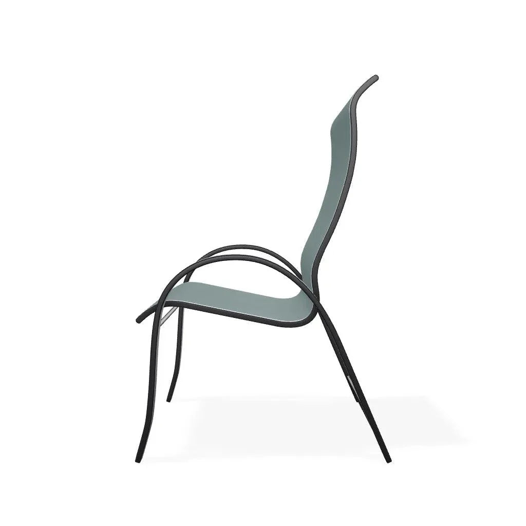 Telescope Aruba II Sling Supreme Stacking Outdoor Arm Chair