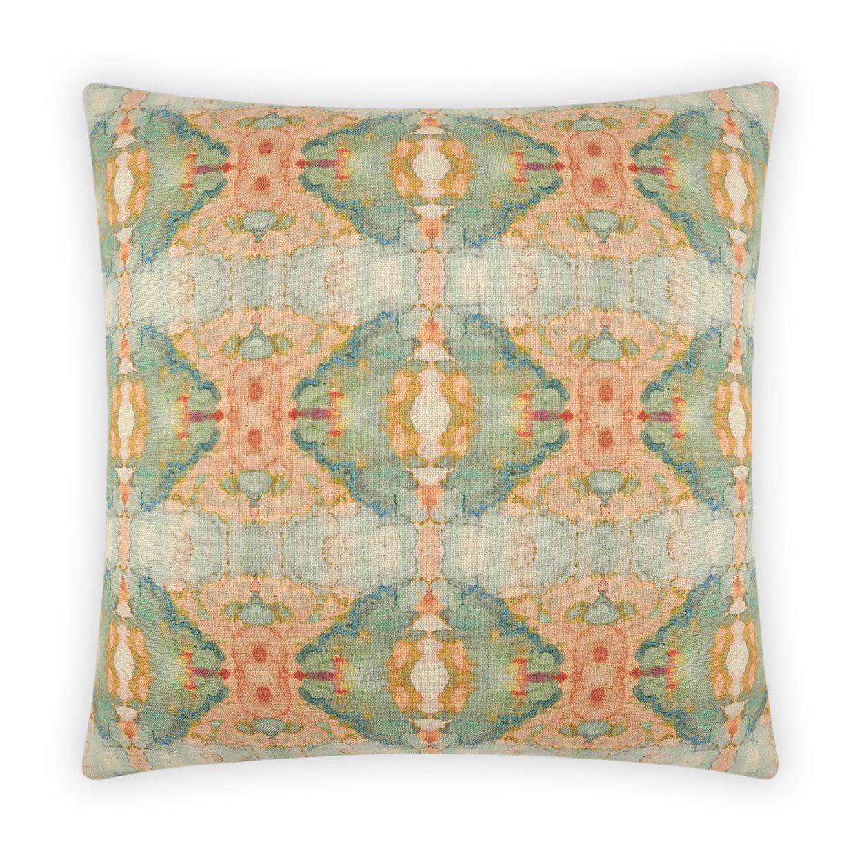 D.V. Kap Ashanti Green Throw Pillow With Insert