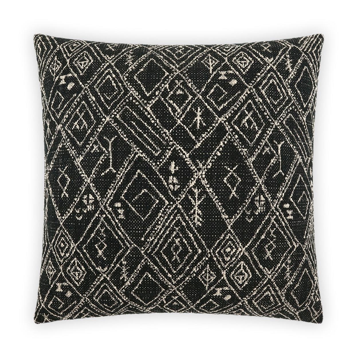 D.V. Kap Atez Onyx Black Throw Pillow With Insert