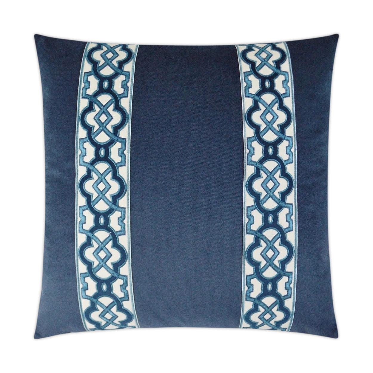 D.V. Kap Athenee Azure Blue Throw Pillow With Insert
