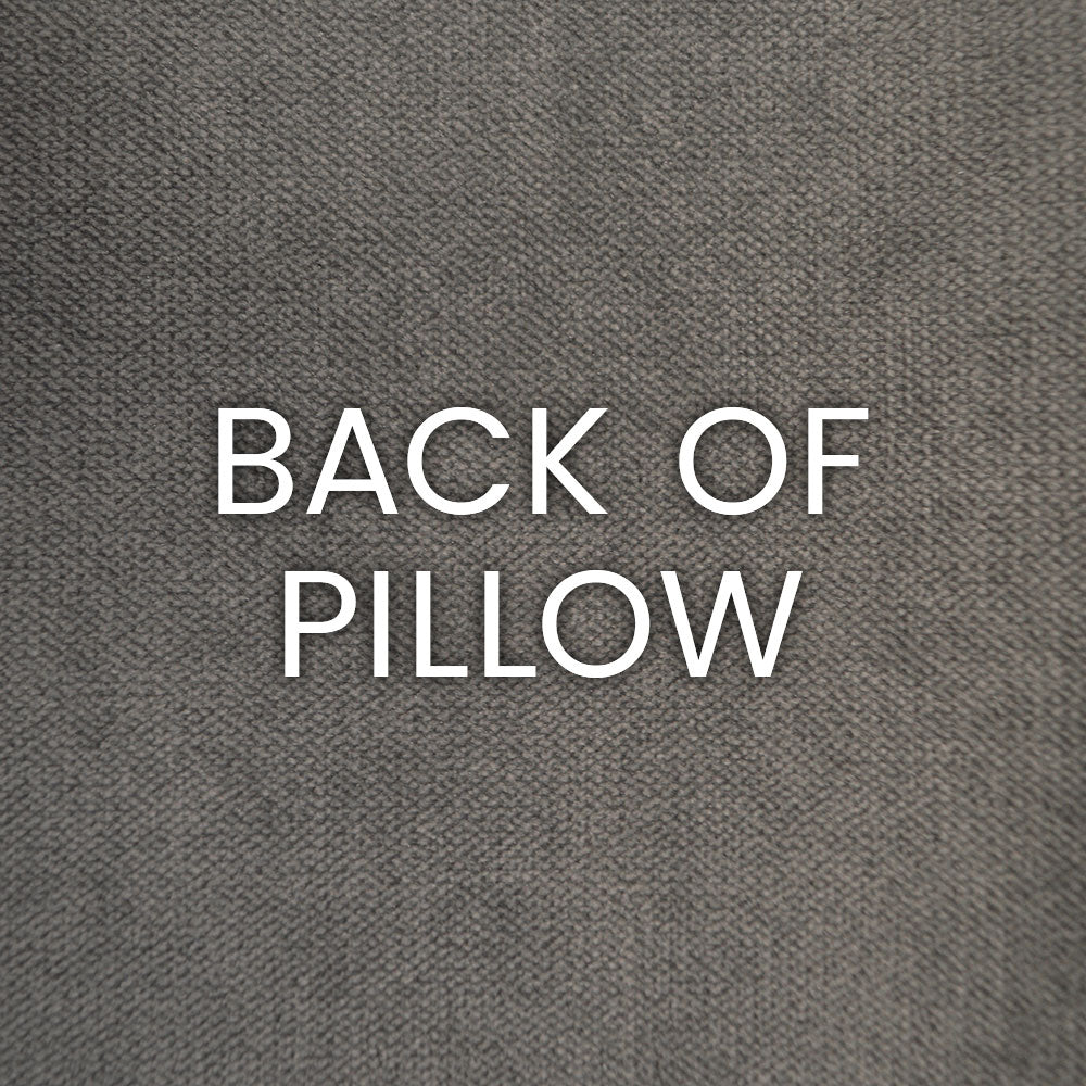 D.V. Kap Athenee Smoke Grey Throw Pillow With Insert