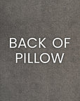 D.V. Kap Athenee Smoke Grey Throw Pillow With Insert