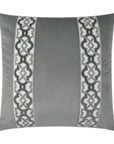 D.V. Kap Athenee Smoke Grey Throw Pillow With Insert