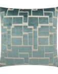 D.V. Kap Aura Mist Teal Throw Pillow With Insert