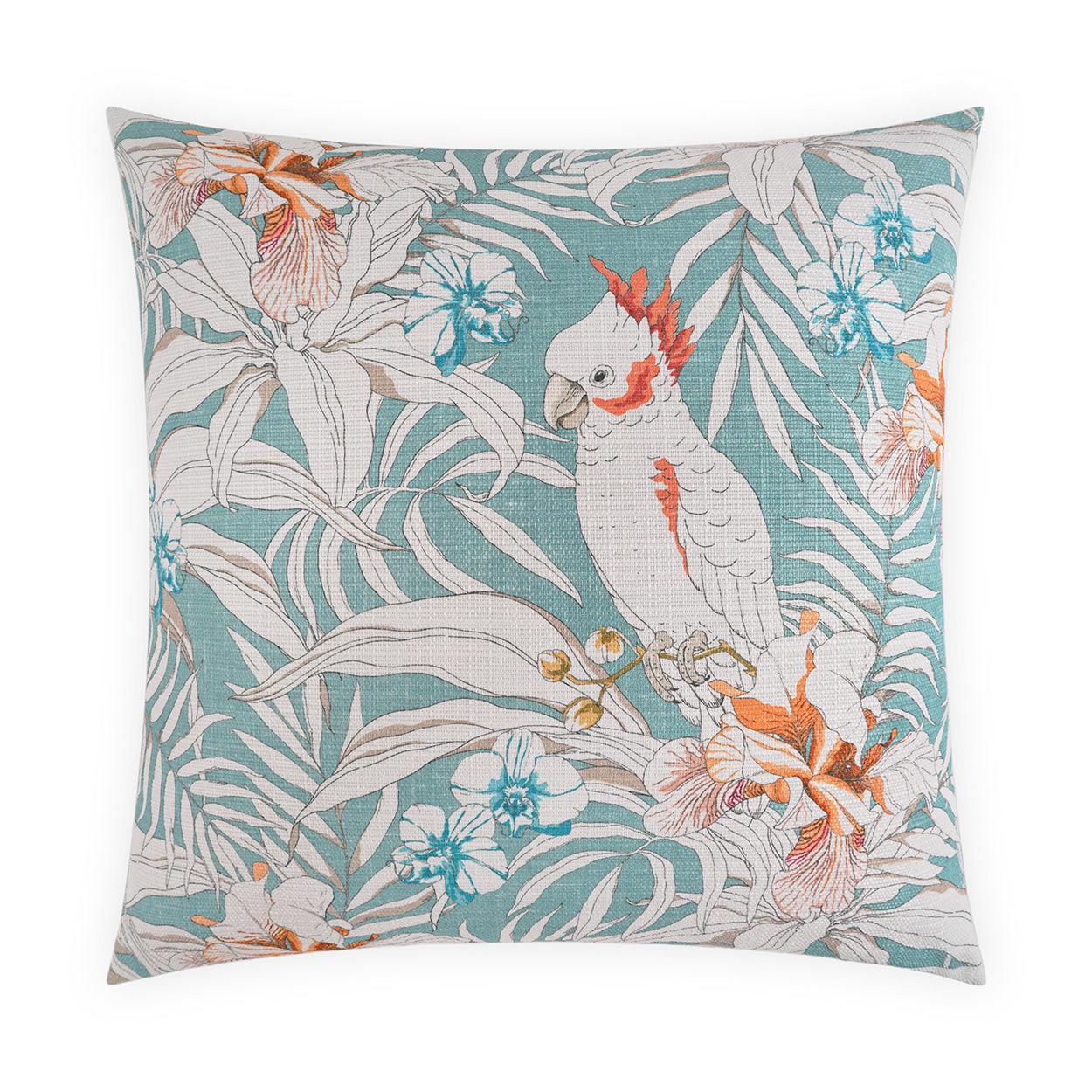 D.V. Kap Auxerre Light Blue Throw Pillow With Insert