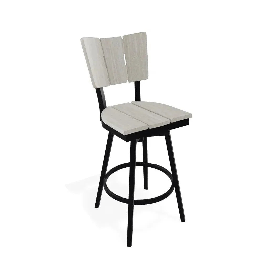 Telescope Avant Balcony Height Armless Swivel Outdoor Chair
