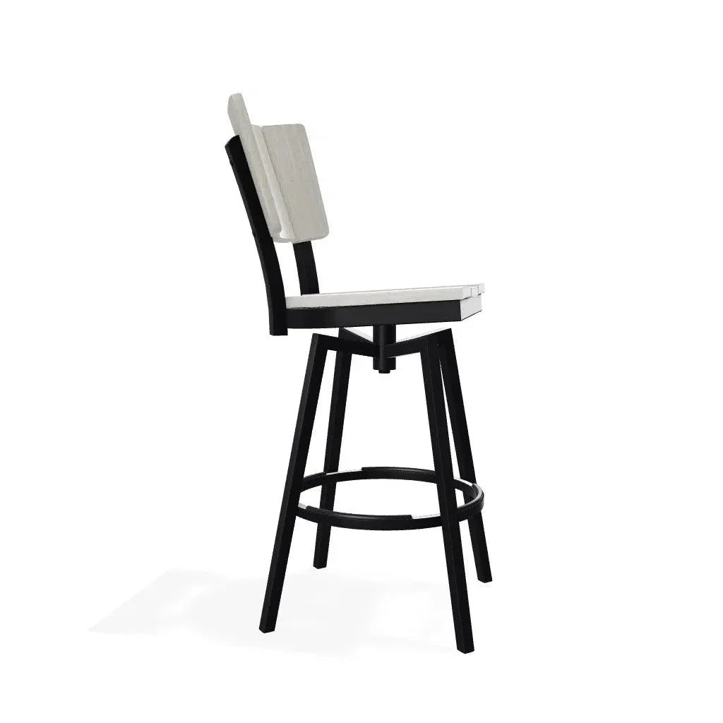 Telescope Avant Balcony Height Armless Swivel Outdoor Chair