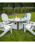 HDPE Round Fire Pit Table USA Made Elementz Blaze