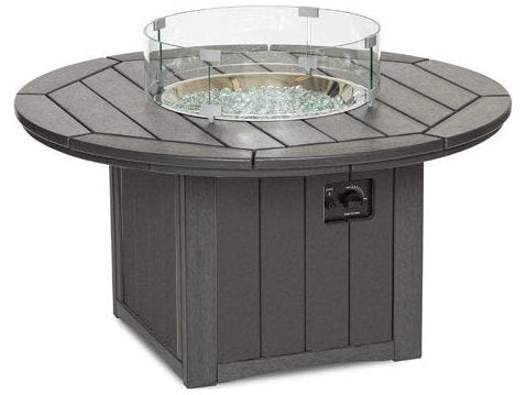 HDPE Round Fire Pit Table USA Made Elementz Blaze