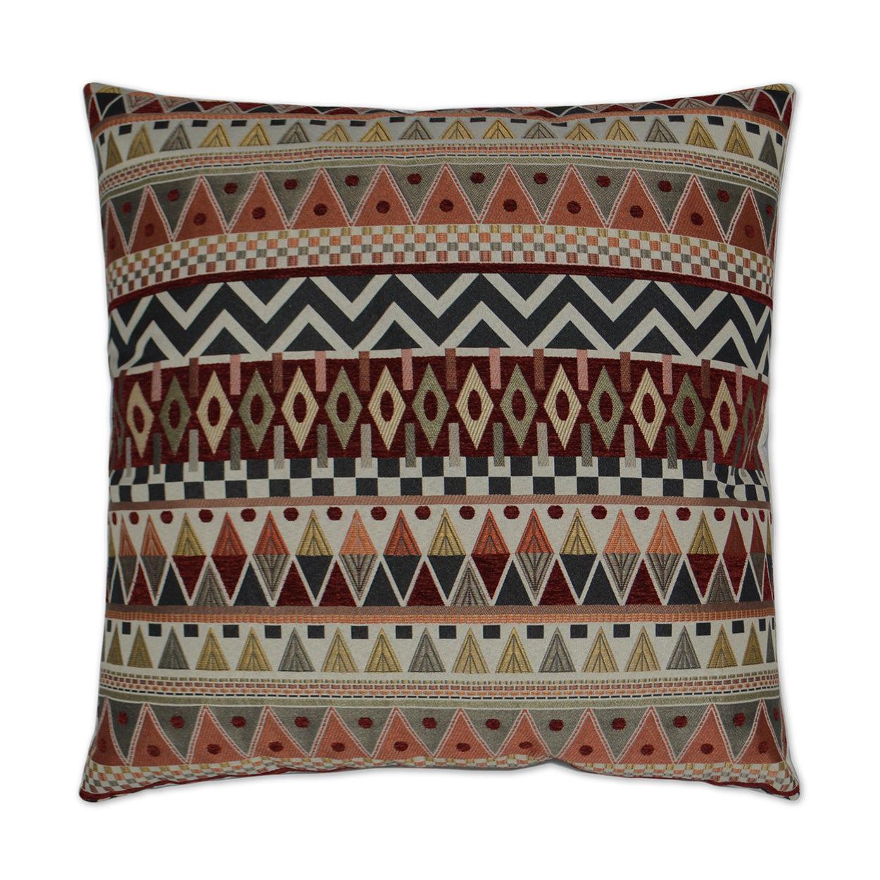 D.V. Kap Bacuri Spice Red Throw Pillow With Insert