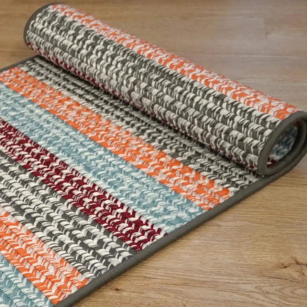 Baily Tweed Stripe Runner Outdoor Rugs