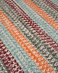 Baily Tweed Stripe Square Outdoor Rugs