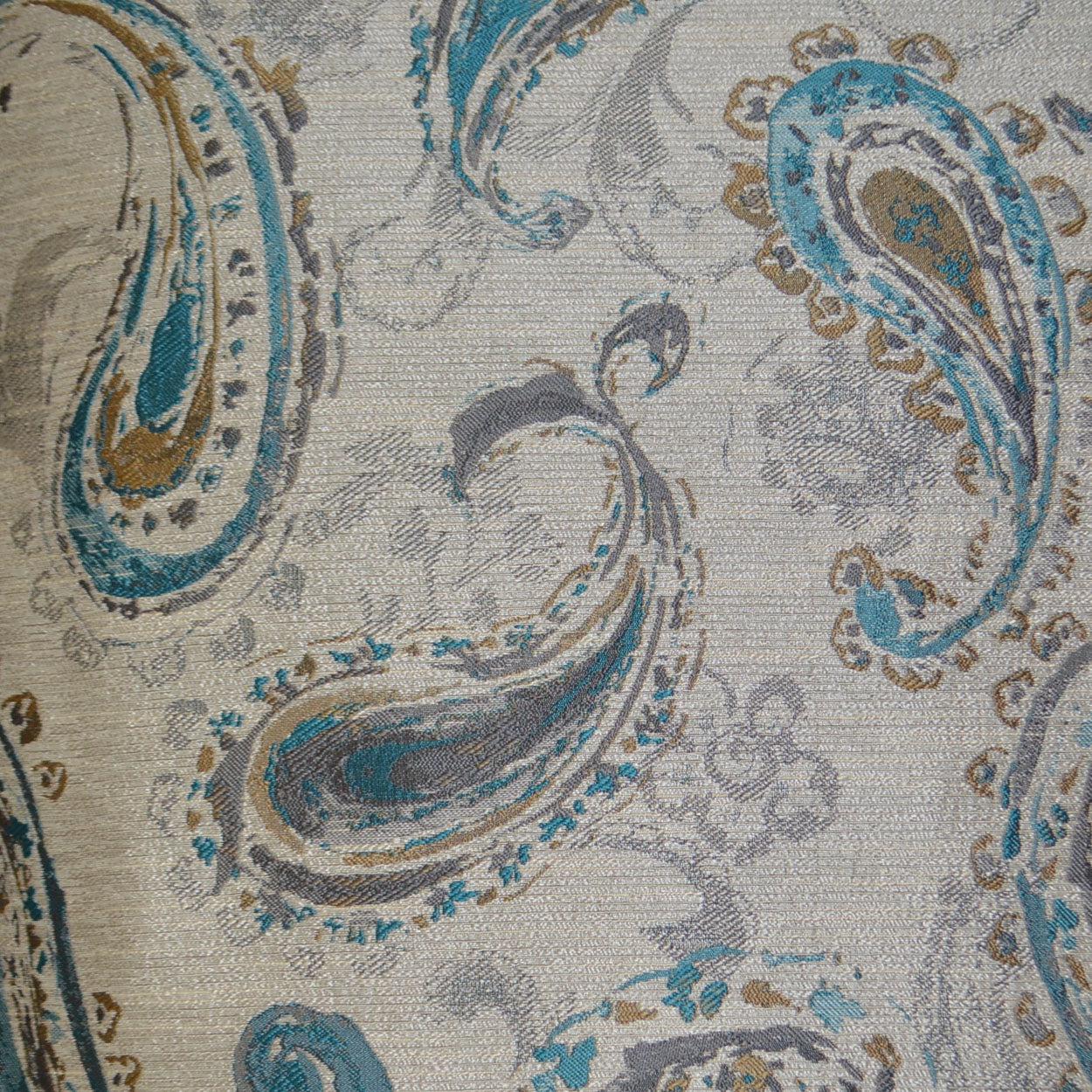 D.V. Kap Bancroft Turquoise Blue Throw Pillow With Insert