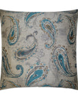 D.V. Kap Bancroft Turquoise Blue Throw Pillow With Insert