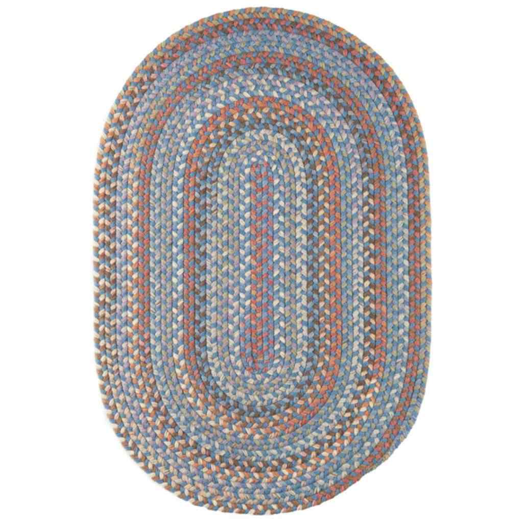 Bar Harbor Braided Oval Reversible Area Rugs