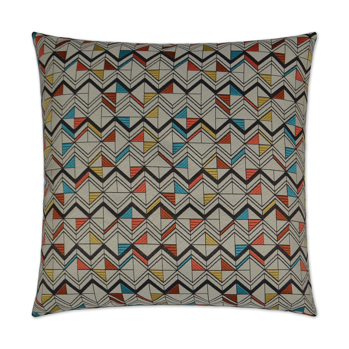 D.V. Kap Basenji Multi Color Throw Pillow With Insert