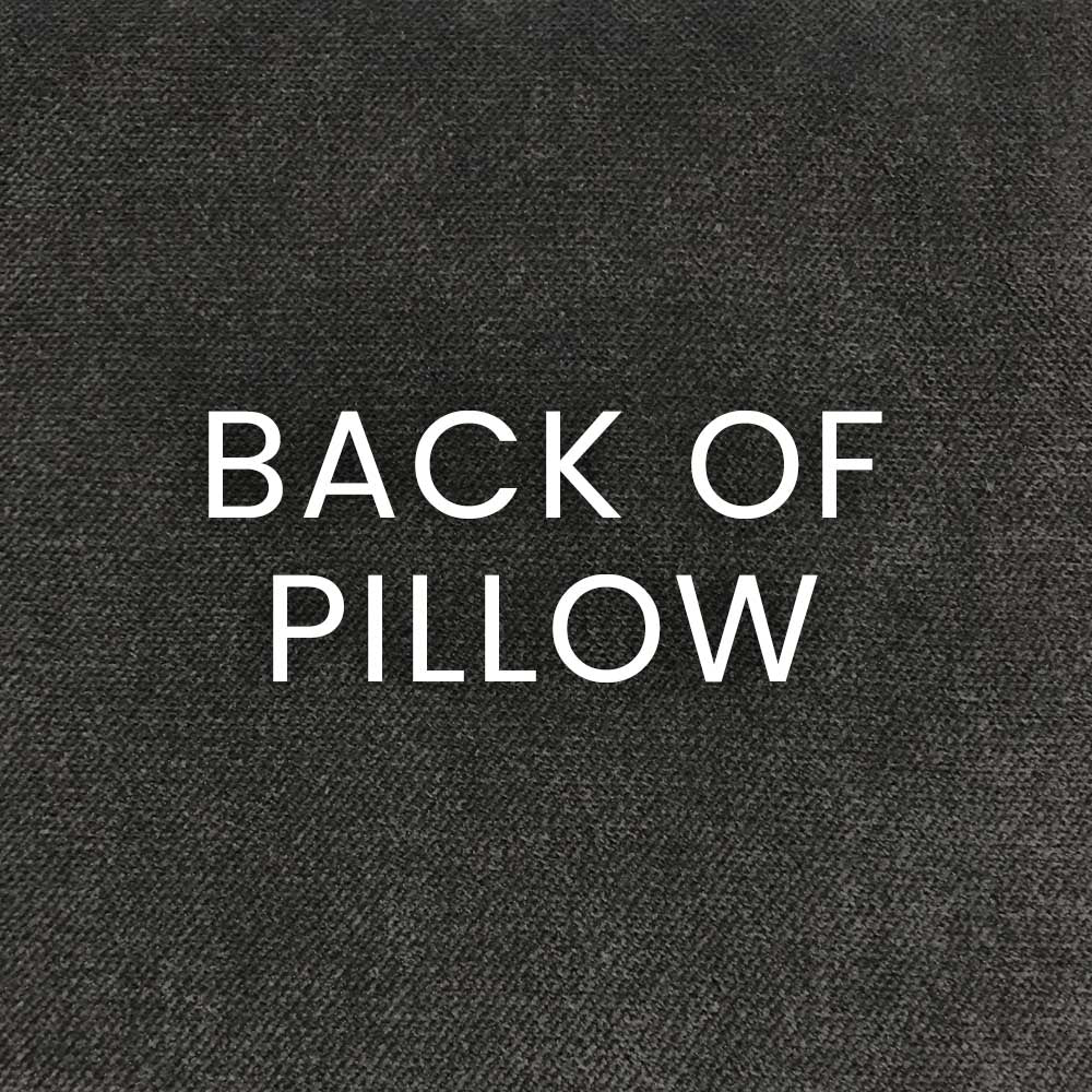 D.V. Kap Bayou Charcoal Black Throw Pillow With Insert