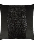 D.V. Kap Bayou Charcoal Black Throw Pillow With Insert