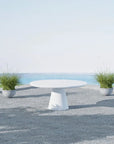 Bazaar Concrete Outdoor Dining Table-Outdoor Dining Tables-Sunset West-LOOMLAN