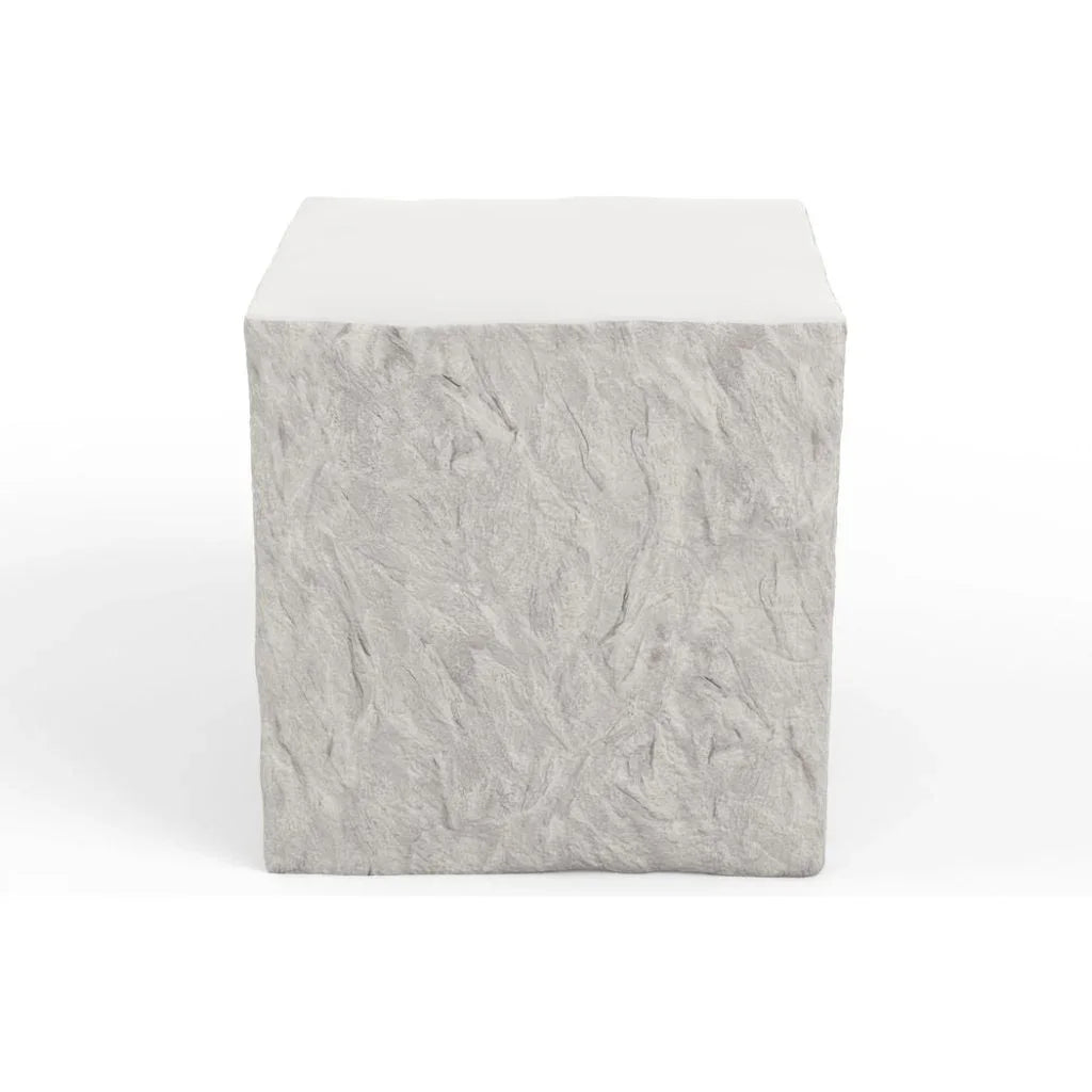 Bazaar Concrete Outdoor End Table - LOOMLAN - Sunset West - Outdoor Side Tables