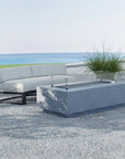Bazaar Concrete Outdoor Fire Table-Outdoor Fire Tables-Sunset West-LOOMLAN