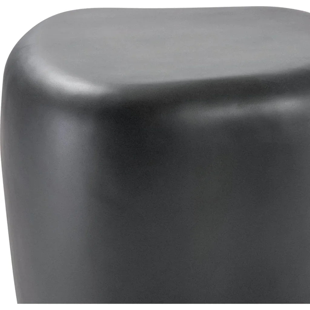 Bazaar Concrete Outdoor Pebble End Table - LOOMLAN - Sunset West - Outdoor Side Tables