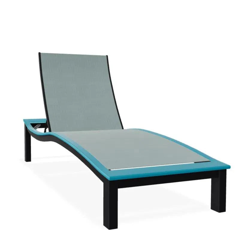 Bazza Contour Chaise with MGP Arm Accent