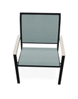 Bazza Dining Height Stacking Cafe Chair MGP Arm Accents