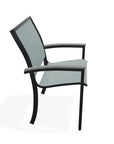 Bazza Dining Height Stacking Cafe Chair MGP Arm Accents