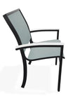 Bazza Dining Height Stacking Cafe Chair MGP Arm Accents