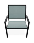 Bazza Dining Height Stacking Cafe Chair MGP Arm Accents