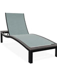 Bazza Lounge Chaise with Polymer Accent