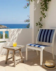 Telescope Bazza Sling Stacking Armless Outdoor Cafe Chair