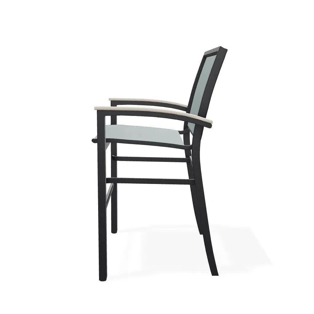 Bazza Stacking Bar Height MGP Armed Cafe Chair