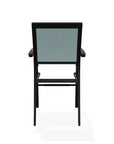 Bazza Stacking Bar Height Polymer Armed Cafe Chair