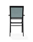 Bazza Stacking Bar Height Polymer Armed Cafe Chair