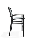 Bazza Stacking Bar Height Polymer Armed Cafe Chair