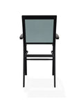 Bazza Stacking Bar Height Polymer Armed Cafe Chair