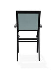 Bazza Stacking Bar Height Polymer Armed Cafe Chair