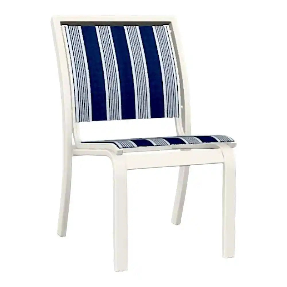 Telescope Bazza Sling Stacking Armless Outdoor Cafe Chair