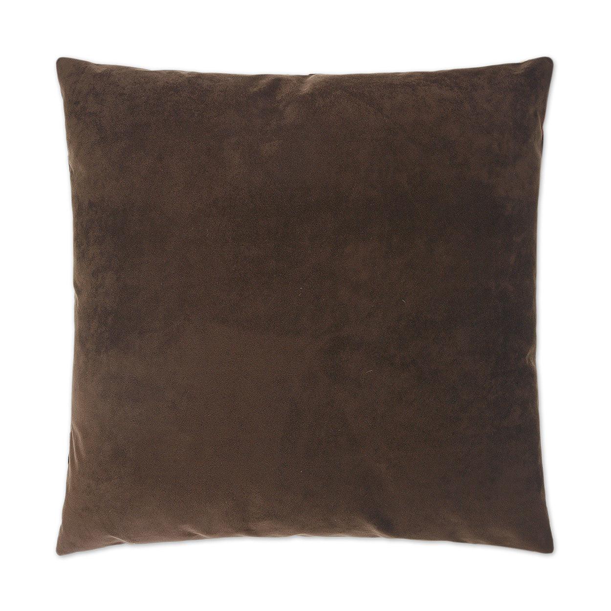 D.V. Kap Bella Chocolate Brown Throw Pillow With Insert