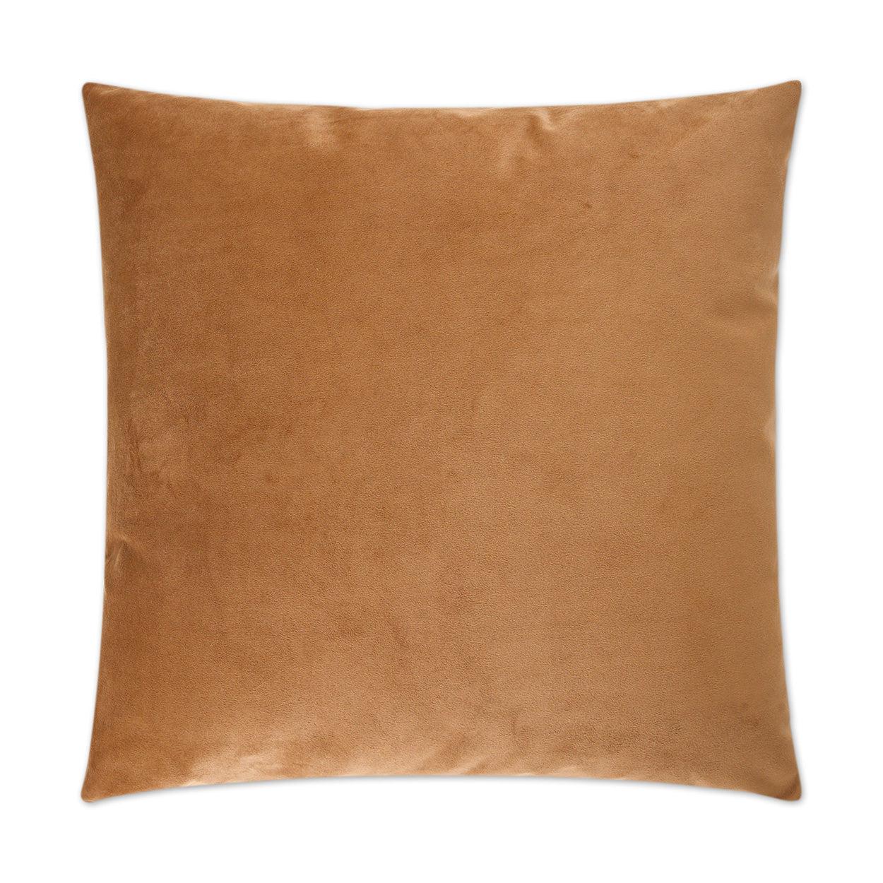 D.V. Kap Bella Goldenrod Brown Throw Pillow With Insert
