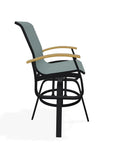 Belle Isle Bar Height Swivel Arm chair