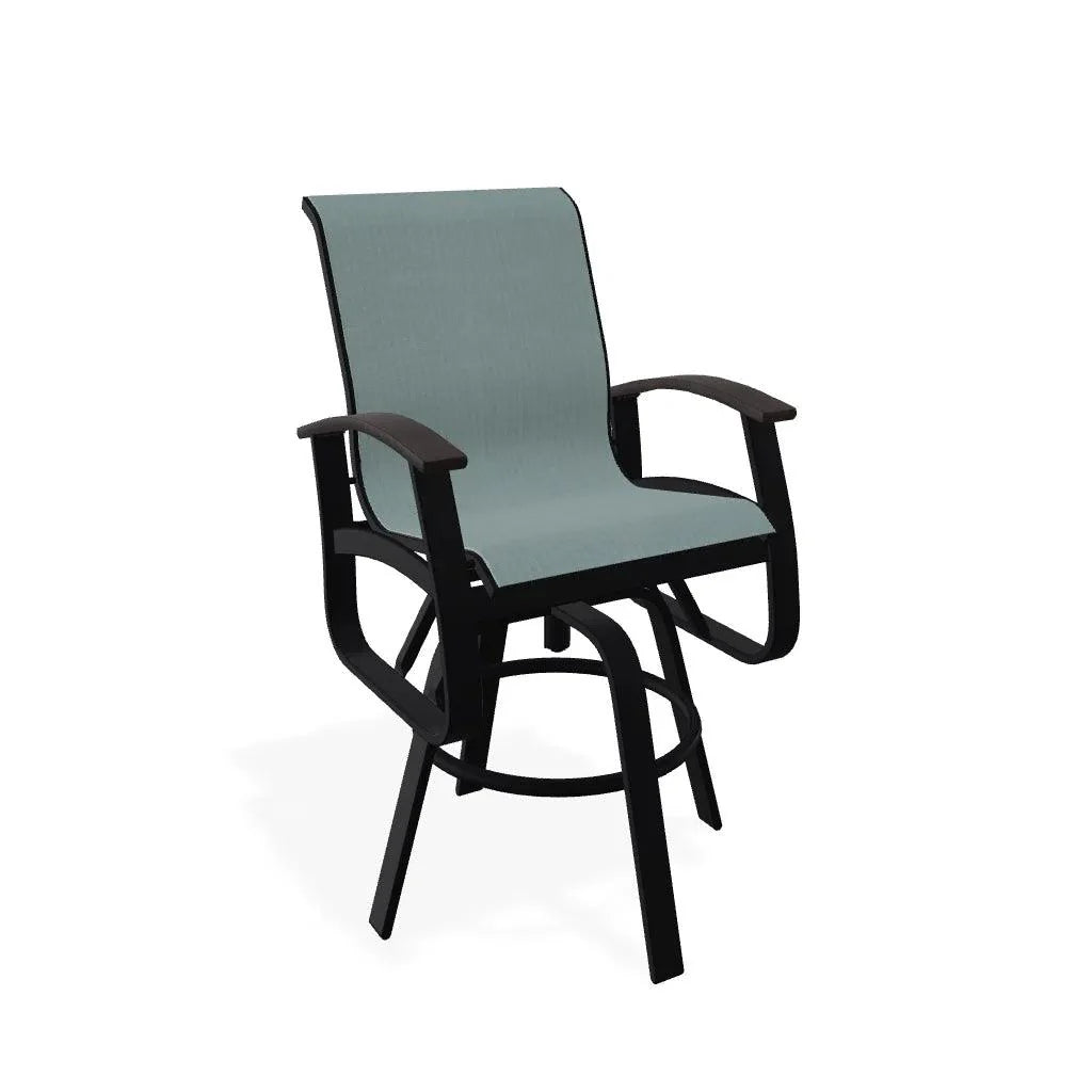 Belle Isle Bar Height Swivel Arm chair